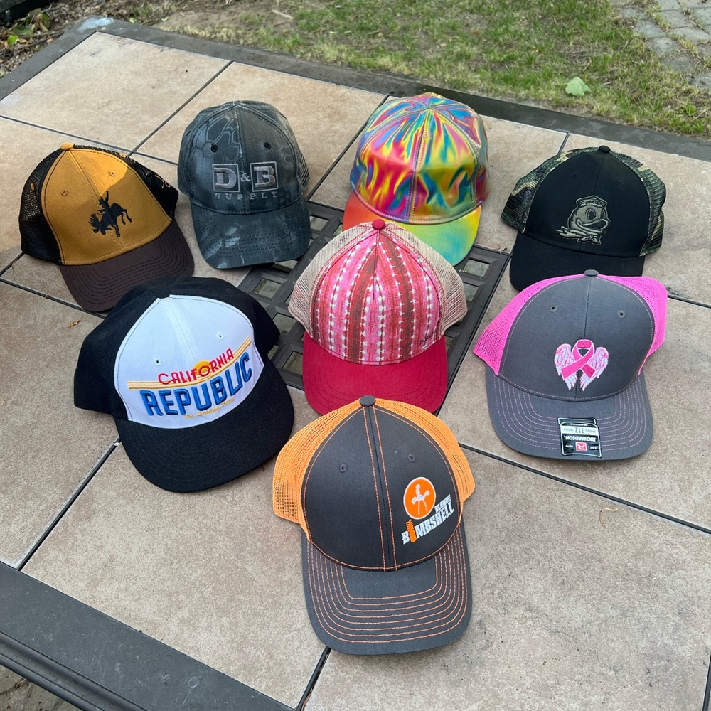 Colorful Baseball Cap Collection